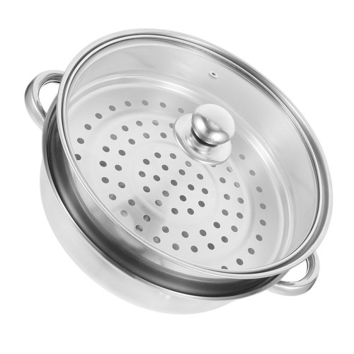 Cuiseur vapeur inox casserole - inox,