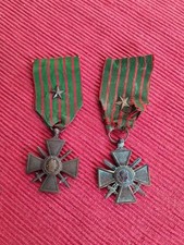 2 MEDAILLES MILITAIRE GUERRE