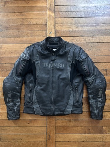 Veste moto cuir triumph - veste,