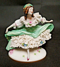 Saxony Desvres Stunning Bohemian and Porcelain Lace Petticoat