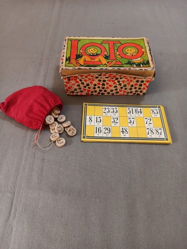 Jeu loto ancien - loto,