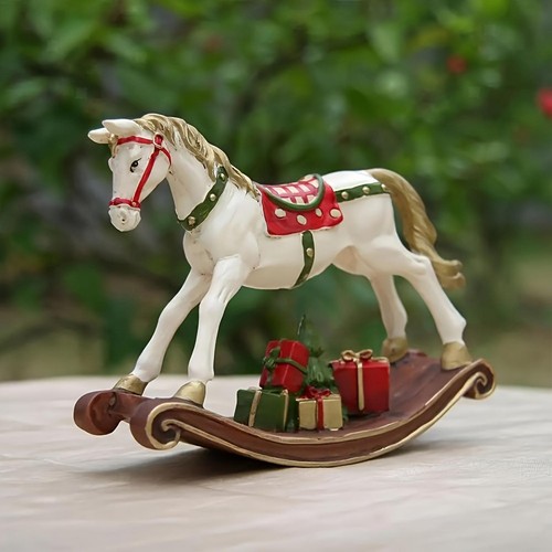 Statue cheval bascule - de,