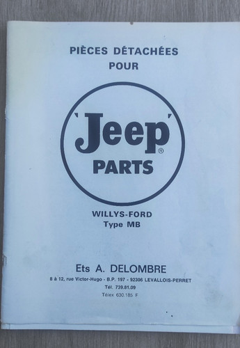 Catalogue pièces détachées