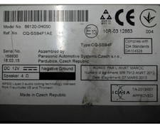 AUTORADIO SMEG RECEPTEUR TELEMATIQUE PEUGEOT 108   861200H050  2188330