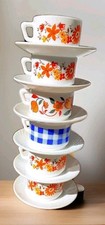 6 Tasses Arcopal Vintage