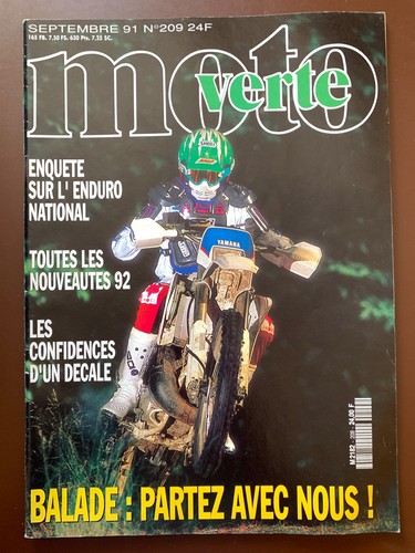 Moto verte magazine 209 - n°209, du