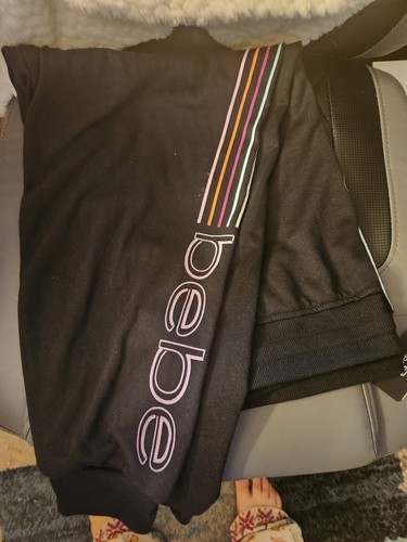 Black bebe jogger sweatpants - jogger,