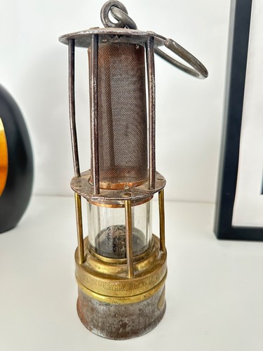 Ancienne belle lampe mineur - ancienne,