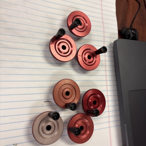 Lot sherline red anodized - lot,