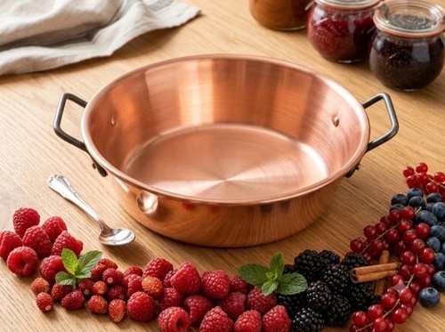 Bassine confiture cuivre - confiture,