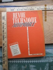 revue technique automobile juillet 1956 in French