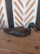 Canard en bois massif ancien