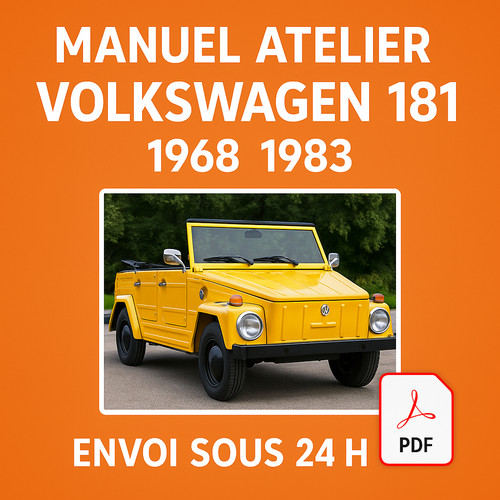Manuel atelier volkswagen 181 - volkswagen,