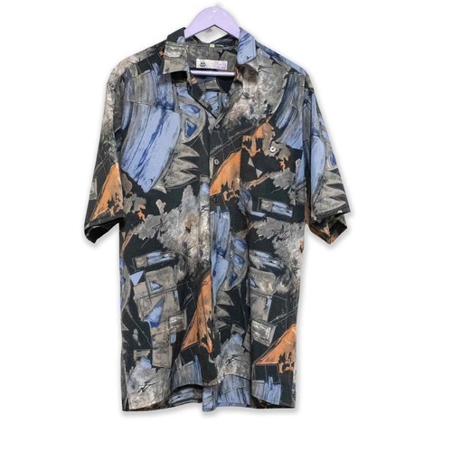 Chemise vintage multicolore - chemise, a