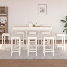 Ensemble de Bar 9 pcs Blanc