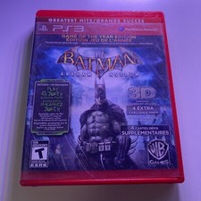 Batman Arkham Asylum 3D / - Ps3 ( Playstation 3 ) Complete ! Jeux Video