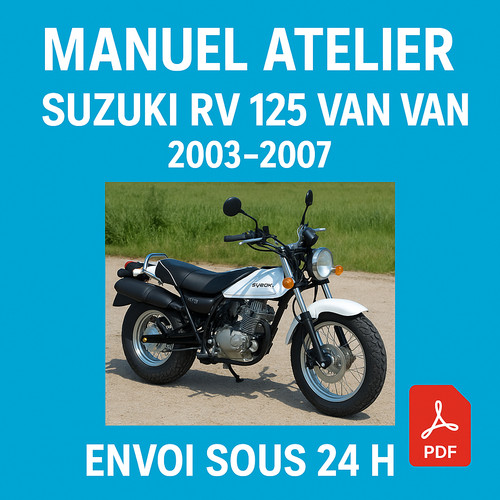 Manuel atelier suzuki 125 - rv,
