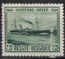 1946. Belgique. Malle Ostende-Douvres. N°726.