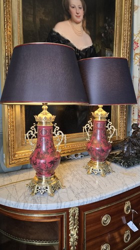 Paire lampe céramique - paire,