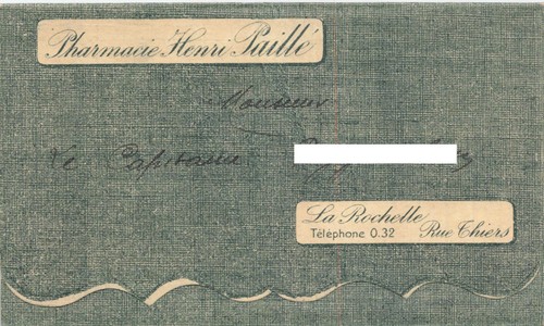Vieux papier porte - vieux,