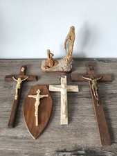 Lot objets religieux vintage