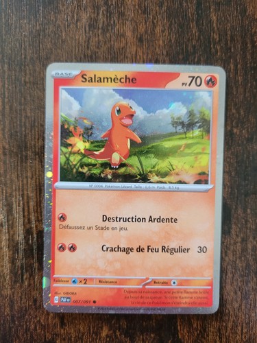 Carte pokemon salamèche - carte,