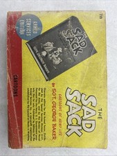 The Sad Sack Comic Booklet George Baker Armed Services Edition Cartoons