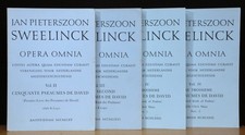 Sweelinck, Œuvre Omnia: Livre