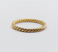 Bague alliance vintage or 18k