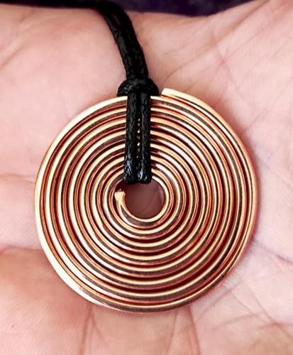 Médaillon pendentif spirale - 1,