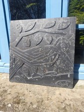 Plaque En Ardoise Sculptée