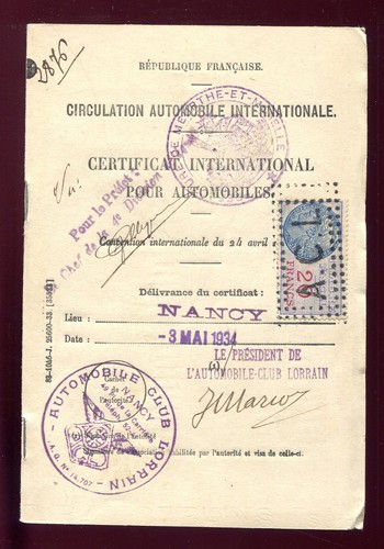 Certificat international pour - certificat,