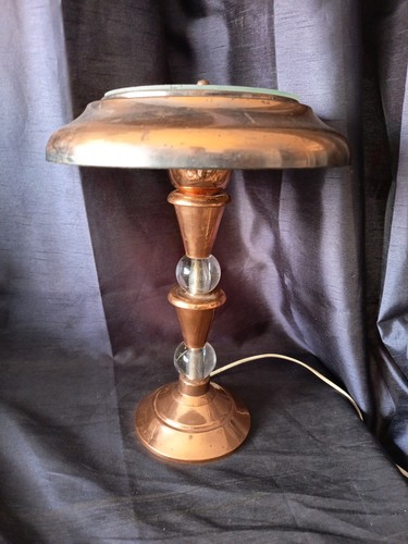 Ancienne lampe cuivre et - lampe, en