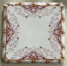 DESSOUS DE PLAT 1900 FAIENCE