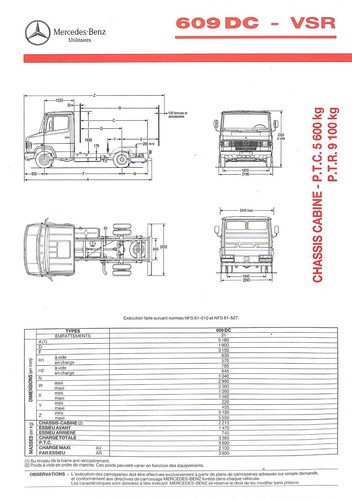 Mercedes trucks 609 dc vsr - mercedes,