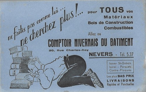 Buvard comptoir novernais - buvard,