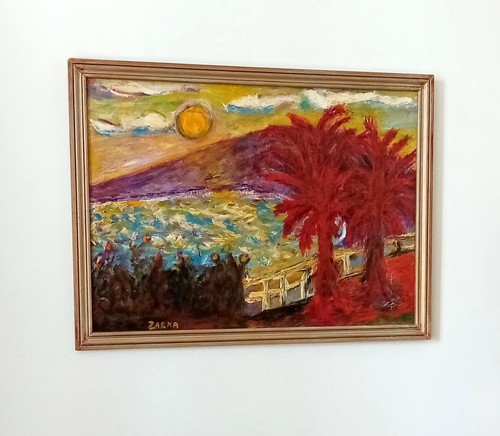 Tableau 75x55 crépuscule - 75x55, "crépuscule