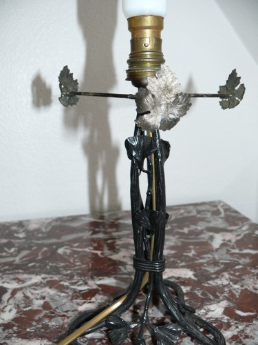 Ancien pied lampe art - ancien,