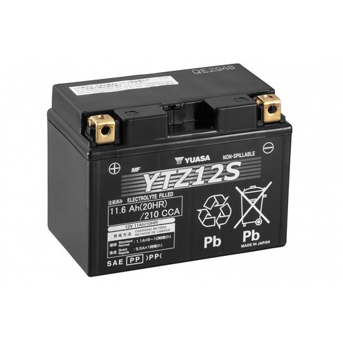 Batterie moto yuasa - ytz12s, 12v