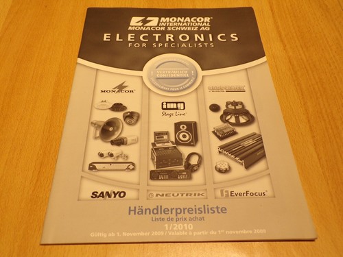 Livre monacor international - ",