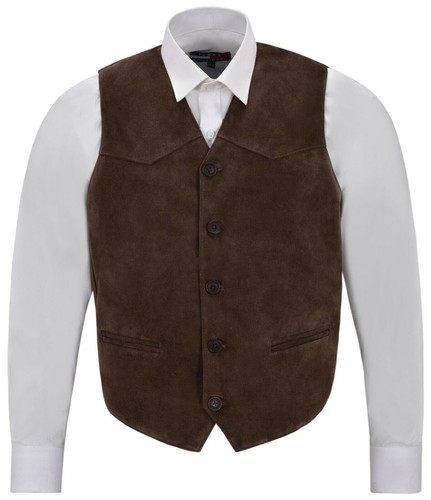 Gilet suède pour homme - pour, de