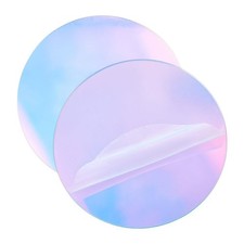 2Pcs Plaque Acrylique Ronde