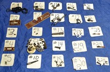 SINGER 401A SLANT NEEDLE SEWING MACHINE ORIGINAL USED PARTS IN GOOD CONDITION