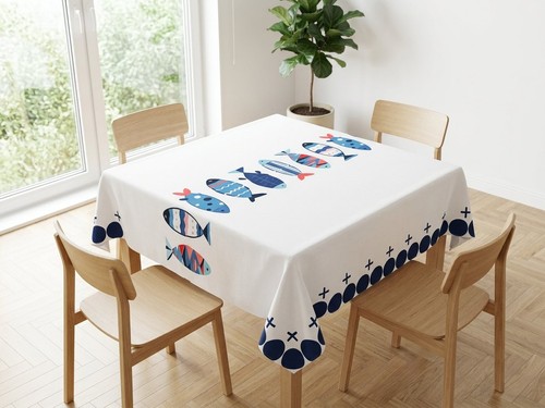 Nappe carré anti tache - , en
