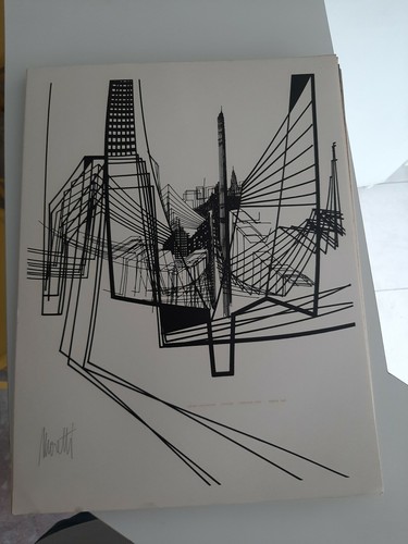 Lithographie signe moretti - signe, new