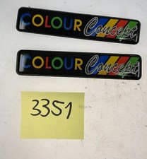 Original VW Colour Concept 2x Barre décorative Police Golf 3 1H6853714GZ39