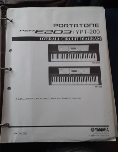 Yamaha psr e203 ypt - yamaha,