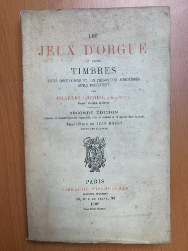 Les jeux orgue leurs - les, d'orgue