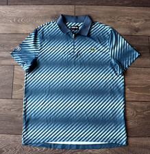 LACOSTE SPORT TENNIS POLO T-SHIRT RETRO RARE HYPE Y2K SIZE FR 5 US L COLOR BLUE