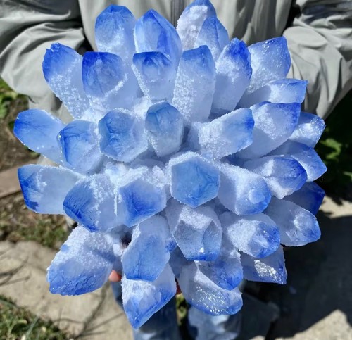 Cluster quartz bleu - cluster,